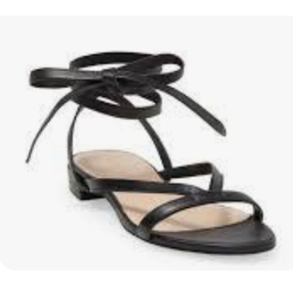 Stuart Weitzman Shoes - Stuart Weitzman Anita Lace Up Flat Sandals
